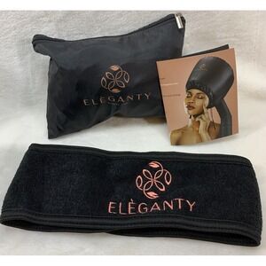 Eleganty Extra Large Soft Bonnet Hood Hairdryer Attachment with Headband &‎ Bag